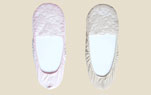 Tailoring socks with lace