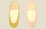 Tailoring socks with lace
